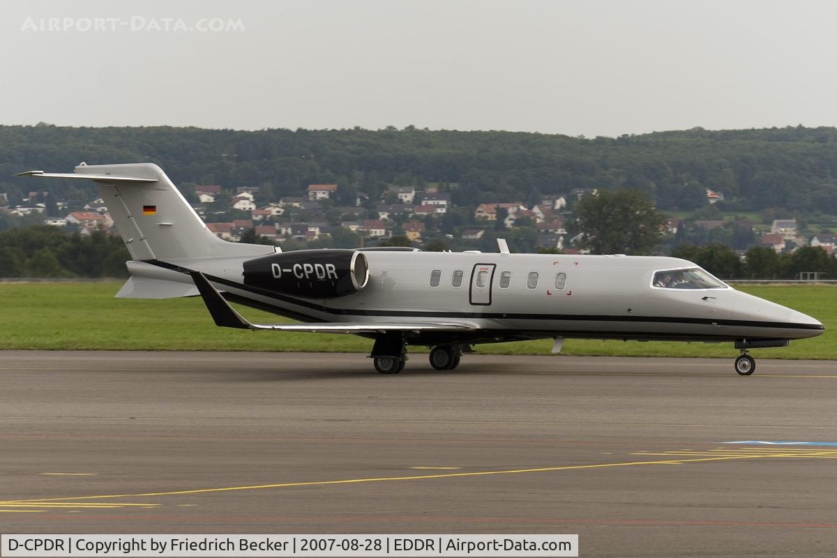 D-CPDR, 2007 Learjet 40 C/N 45-2080, taxying to the active