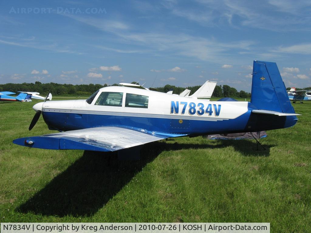 N7834V, 1964 Mooney M20C Ranger C/N 2870, EAA AirVenture 2010