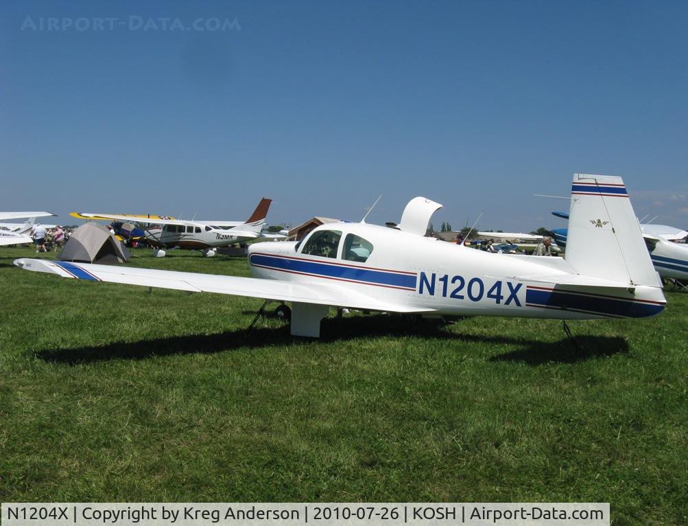 N1204X, 1963 Mooney M20C Ranger C/N 2607, EAA AirVenture 2010