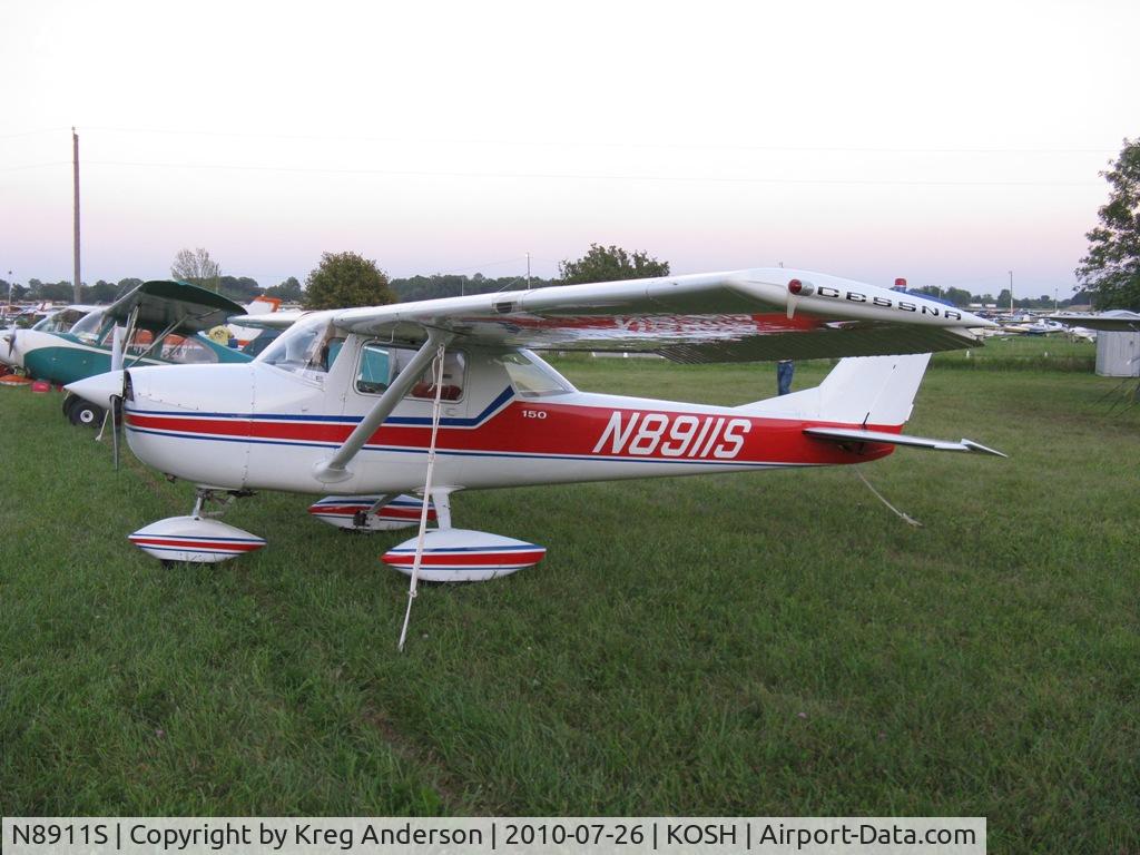 N8911S, 1965 Cessna 150F C/N 15062211, EAA AirVenture 2010