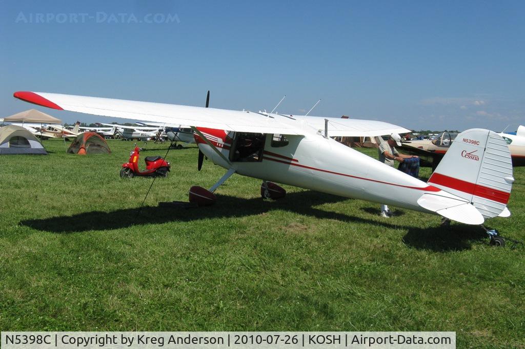 N5398C, 1950 Cessna 140A C/N 15531, EAA AirVenture 2010