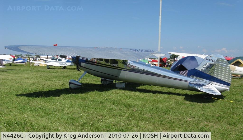 N4426C, 1953 Cessna 195 C/N 16011, EAA AirVenture 2010
