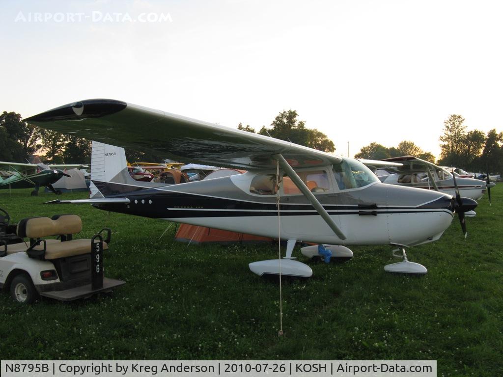 N8795B, 1957 Cessna 172 C/N 36495, EAA AirVenture 2010
