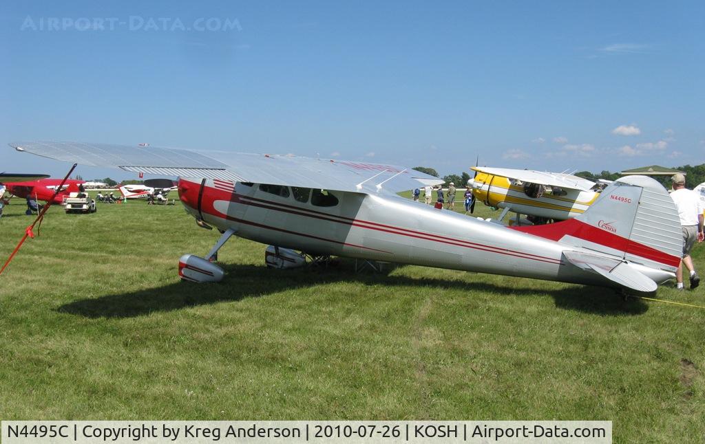 N4495C, 1953 Cessna 195 C/N 16079, EAA AirVenture 2010