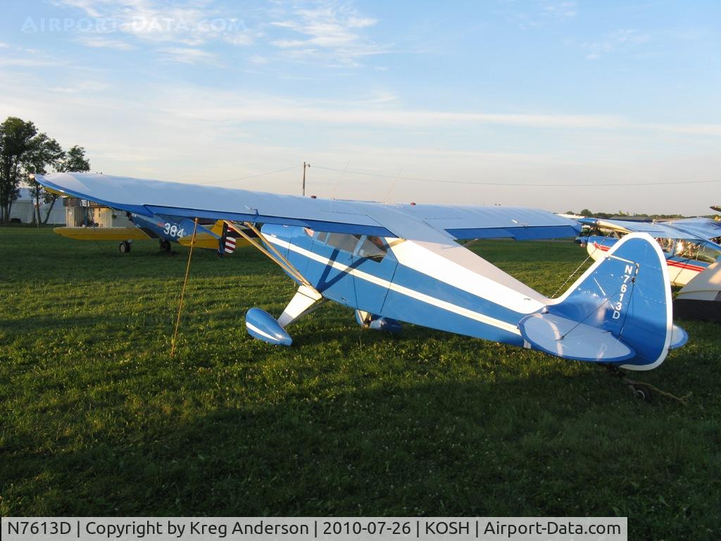 N7613D, 1957 Piper PA-22-150 C/N 22-5317, EAA AirVenture 2010