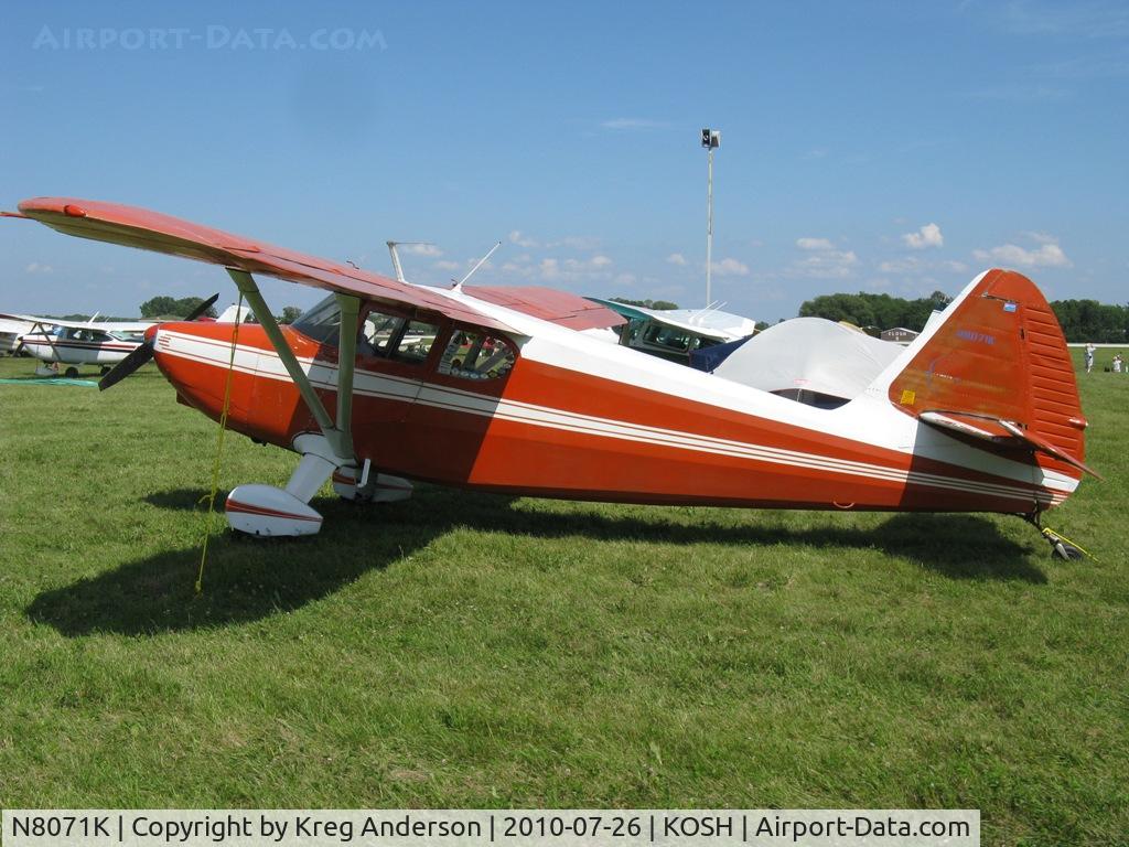 N8071K, 1947 Stinson 108-2 Voyager C/N 108-3071, EAA AirVenture 2010