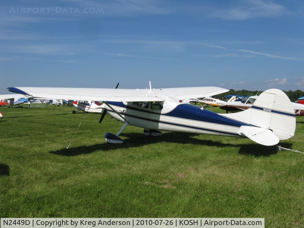 N2449D, 1952 Cessna 170B C/N 20601, EAA AirVenture 2010