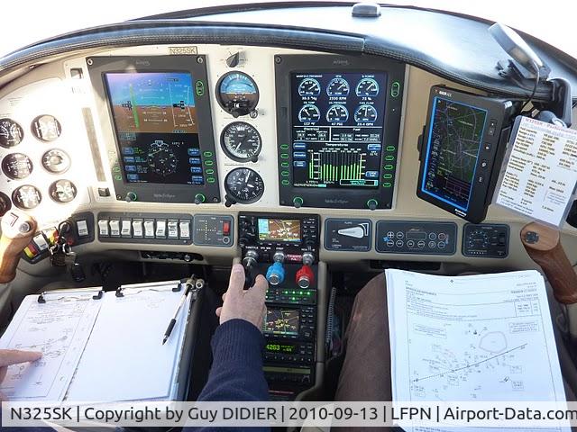 N325SK, 2005 Lancair LC41-550FG C/N 41528, IFR approach at LFPN (Toussus le Noble)