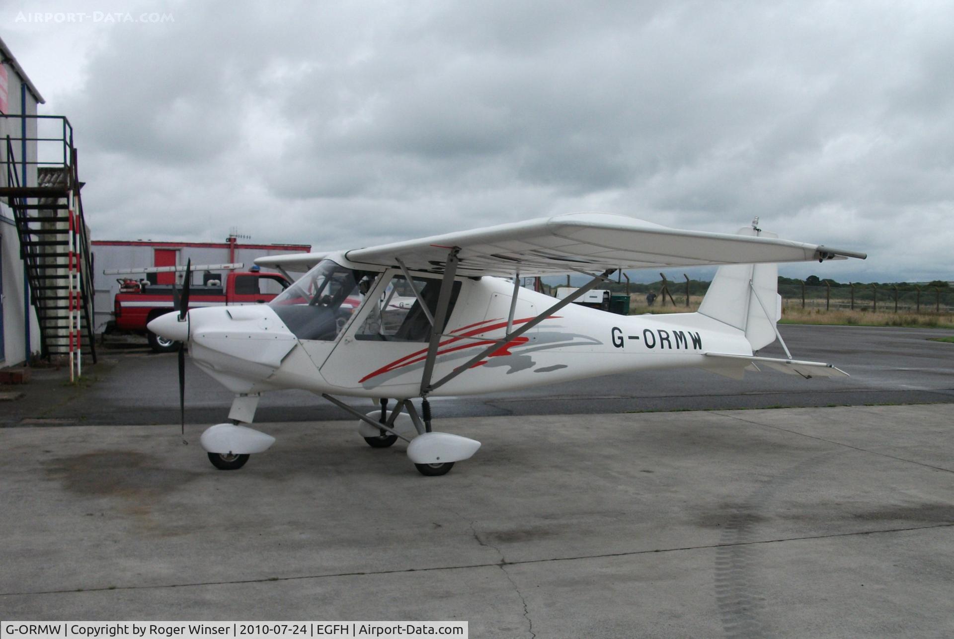 G-ORMW, 2005 Comco Ikarus C42 FB100 C/N 0501-6653, Ikarus operated by Gower Flight Centre based at Swansea Airport.