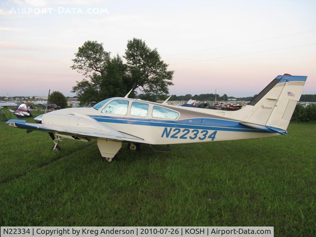 N22334, 1977 Beech E-55 Baron C/N TE-1111, EAA AirVenture 2010