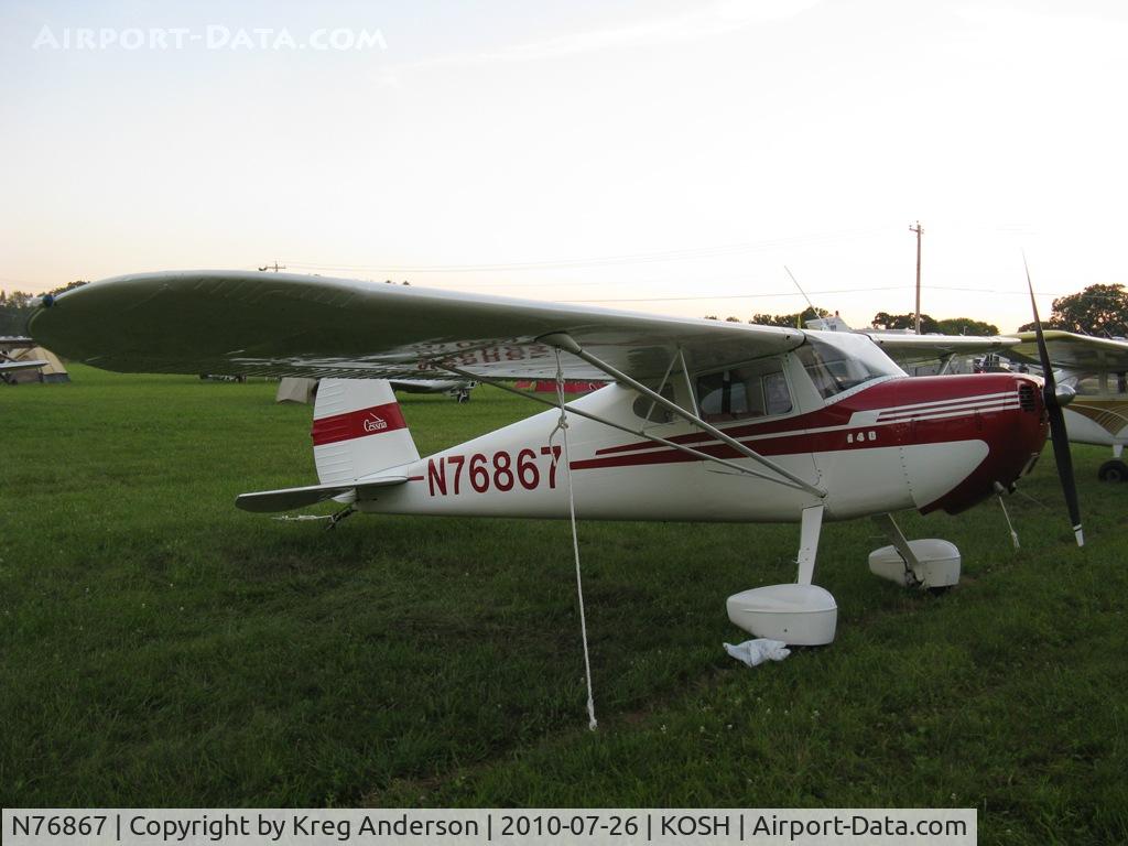 N76867, 1946 Cessna 140 C/N 11301, EAA AirVenture 2010