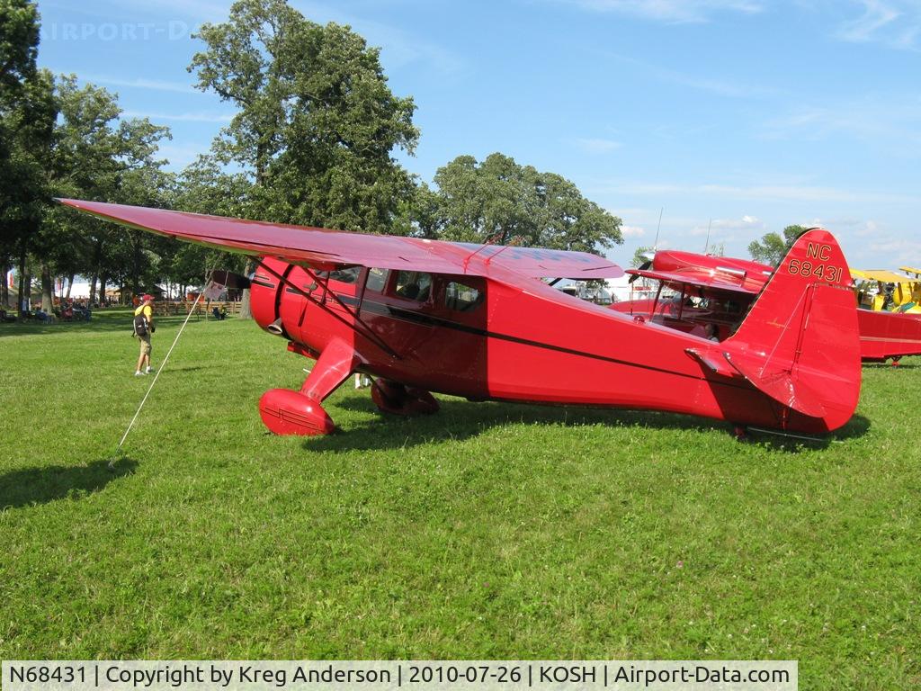 N68431, 1943 Howard Aircraft DGA-15P C/N 991, EAA AirVenture 2010