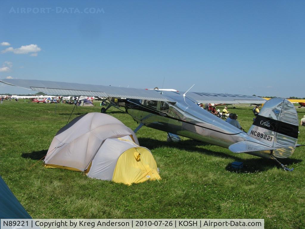 N89221, 1946 Cessna 140 C/N 8241, EAA AirVenture 2010