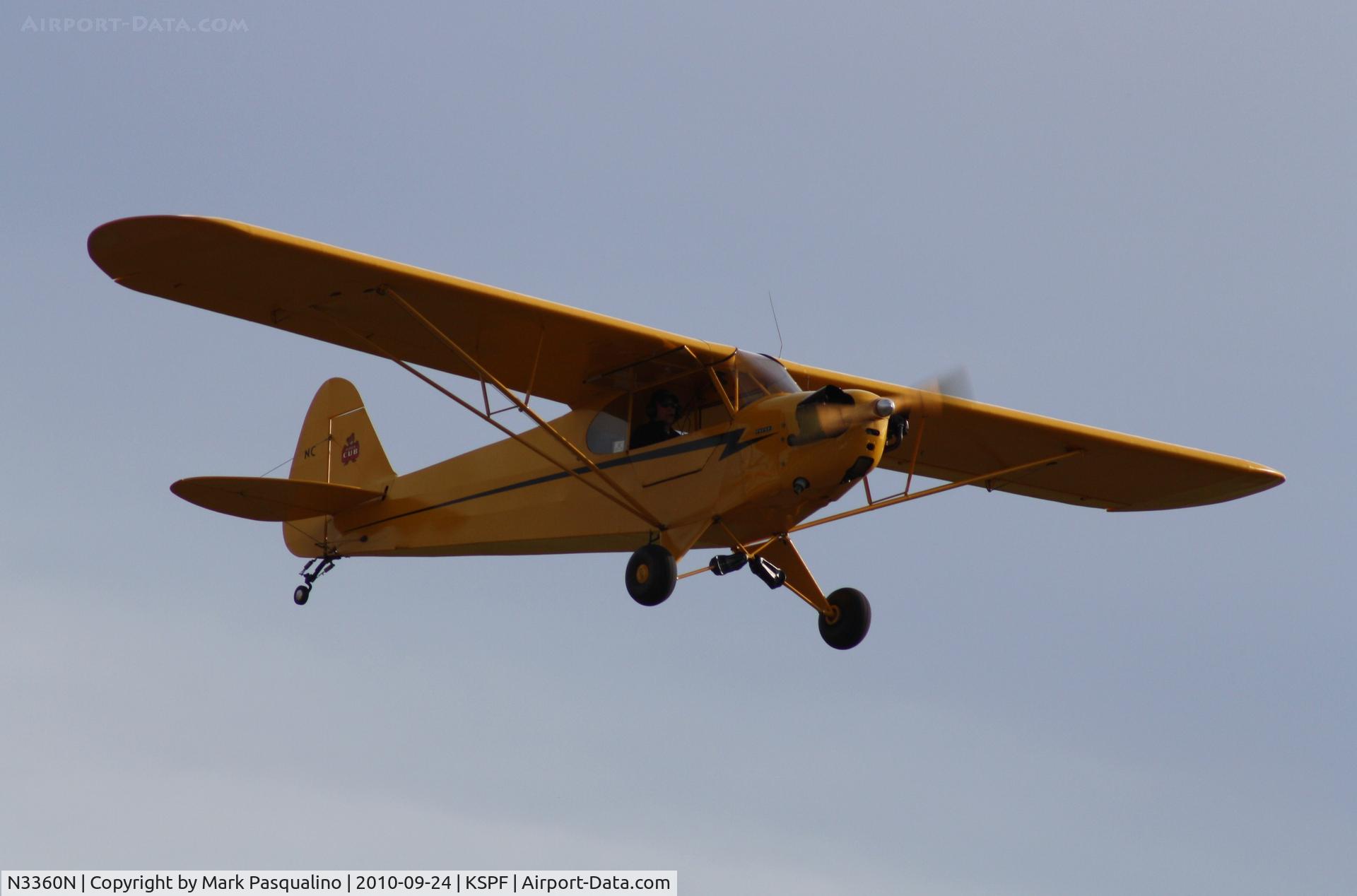 N3360N, 1947 Piper J-3 Cub C/N 22560, Piper J-3