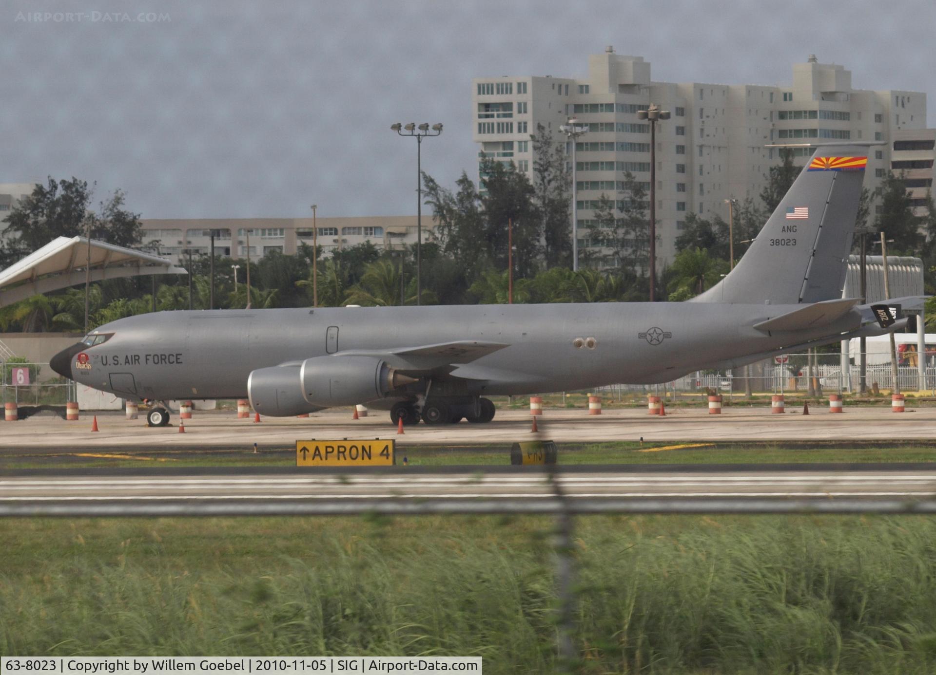 63-8023, 1963 Boeing KC-135R Stratotanker C/N 18640, Waiting for operations