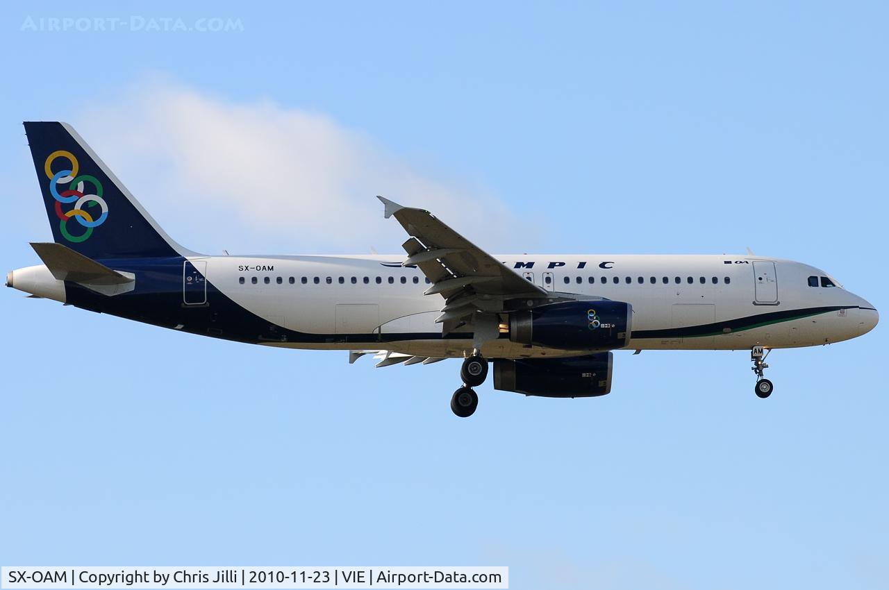 SX-OAM, 2009 Airbus A320-232 C/N 3990, Olympic