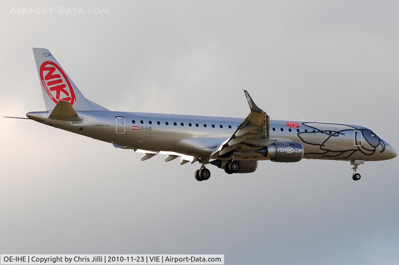 OE-IHE, 2010 Embraer 190LR (ERJ-190-100LR) C/N 19000387, Niki