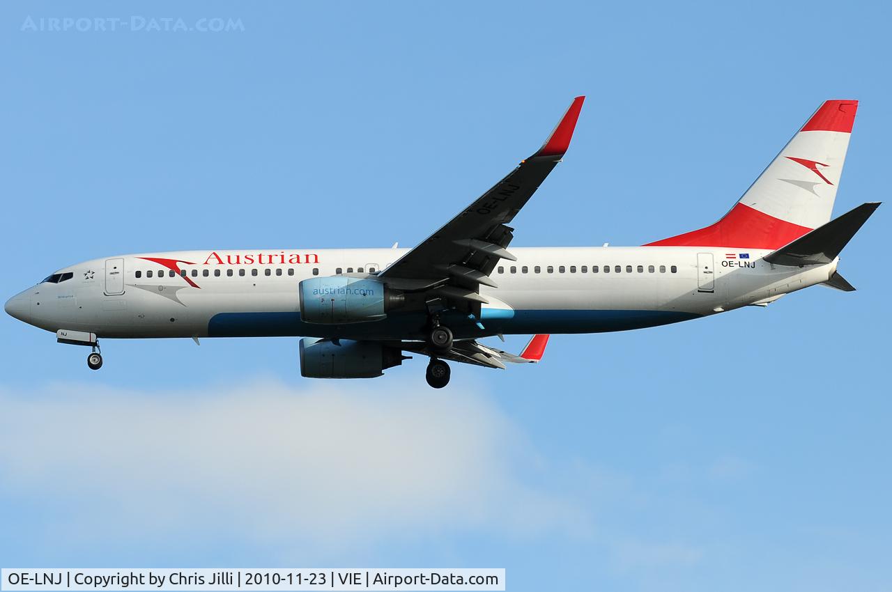 OE-LNJ, 1998 Boeing 737-8Z9 C/N 28177, Austrian Airlines