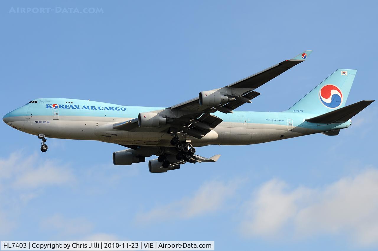HL7403, 1998 Boeing 747-4B5F/SCD C/N 26408, Korean Air Cargo