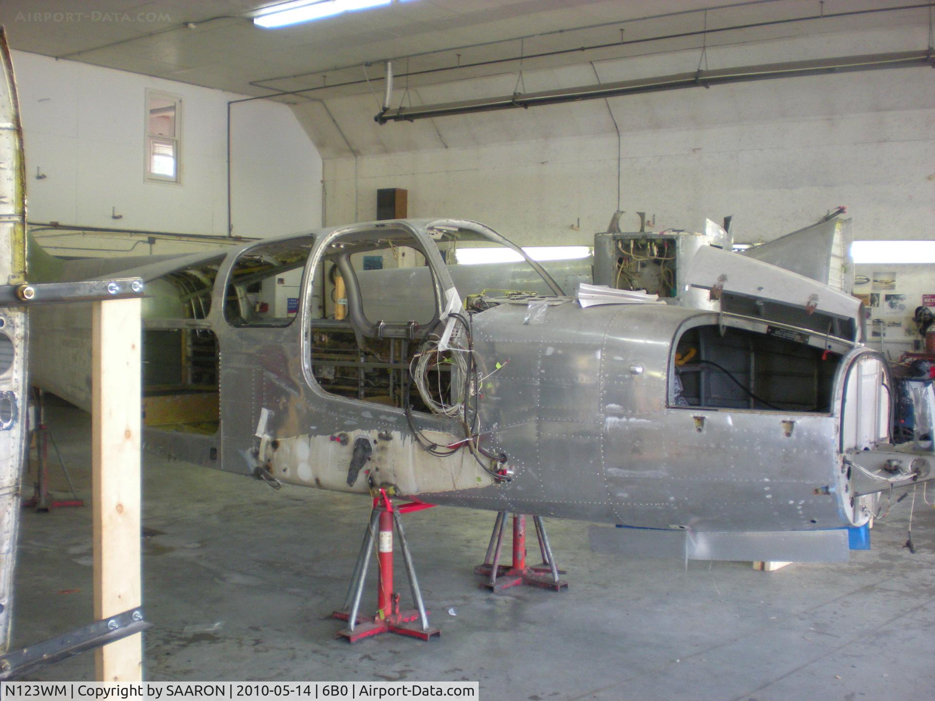 N123WM, 1967 Beech 56TC C/N TG-15, On the way to a complete restoration