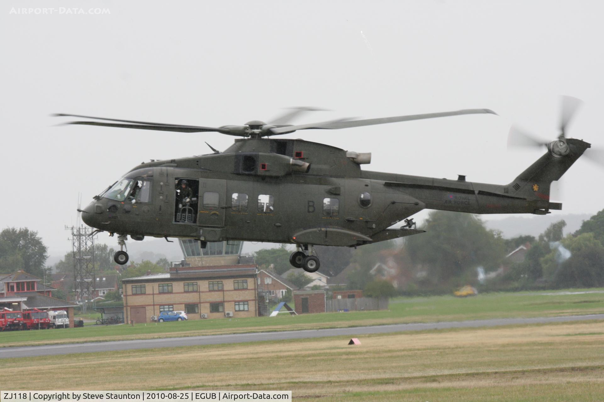 ZJ118, 1999 AgustaWestland EH-101 Merlin HC3 C/N 50049/RAF02, Taken at RAF Benson Families Day (in the pouring rain) August 2010.