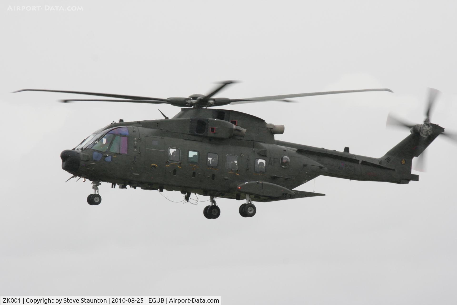 ZK001, 2006 AgustaWestland EH-101 Merlin HC.3A C/N 50160/512011/DEN11, Taken at RAF Benson Families Day (in the pouring rain) August 2010.