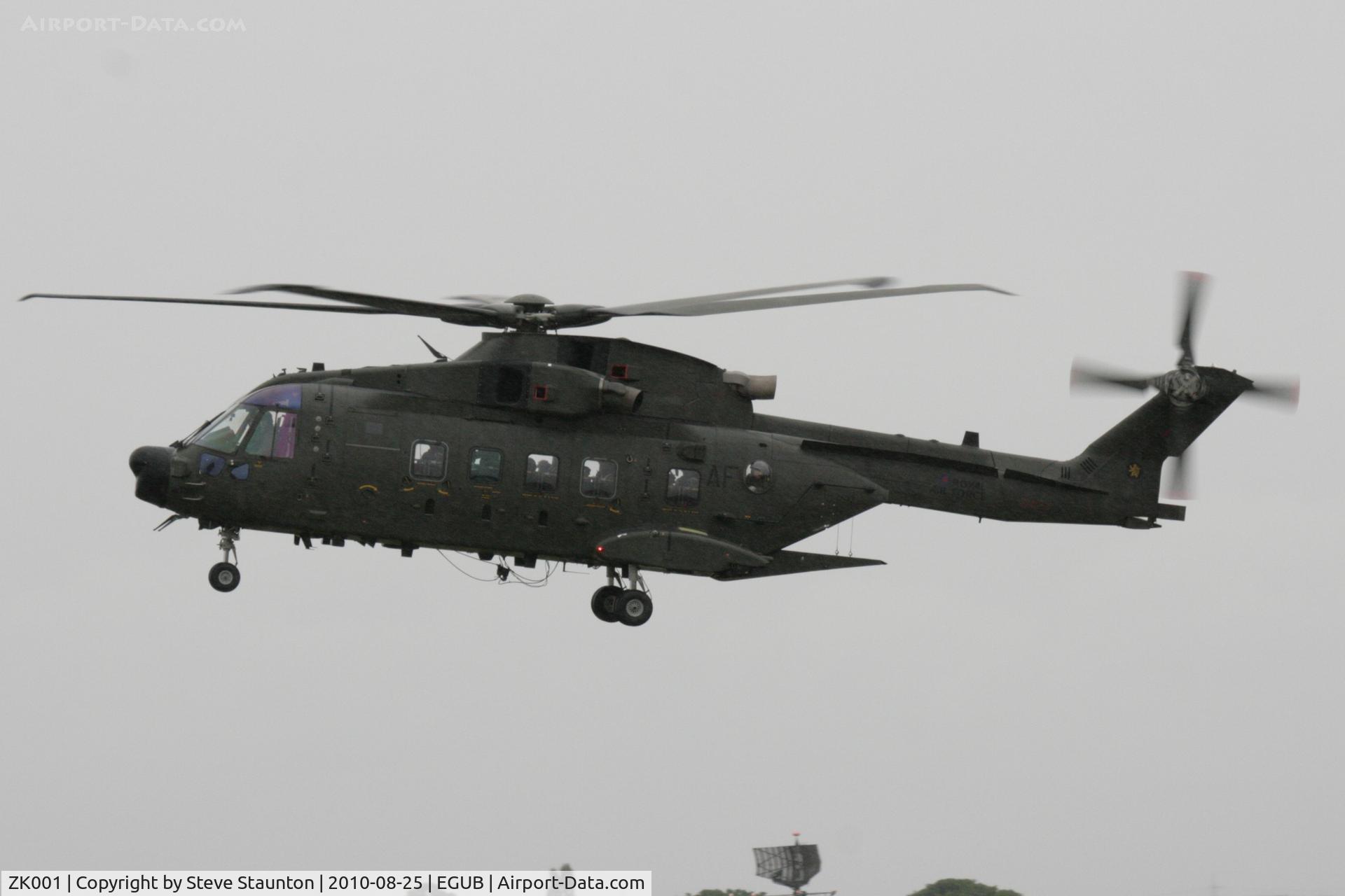 ZK001, 2006 AgustaWestland EH-101 Merlin HC.3A C/N 50160/512011/DEN11, Taken at RAF Benson Families Day (in the pouring rain) August 2010.
