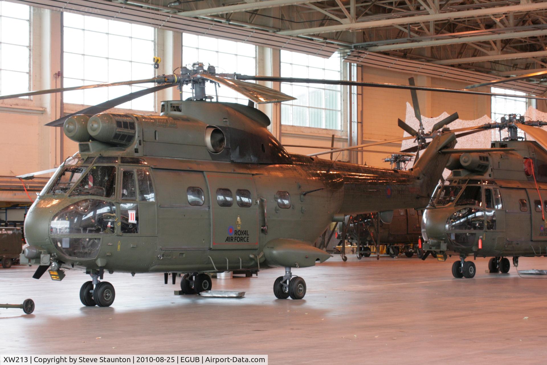 XW213, 1971 Westland Puma HC.1 C/N 1116, Taken at RAF Benson Families Day (in the pouring rain) August 2010.