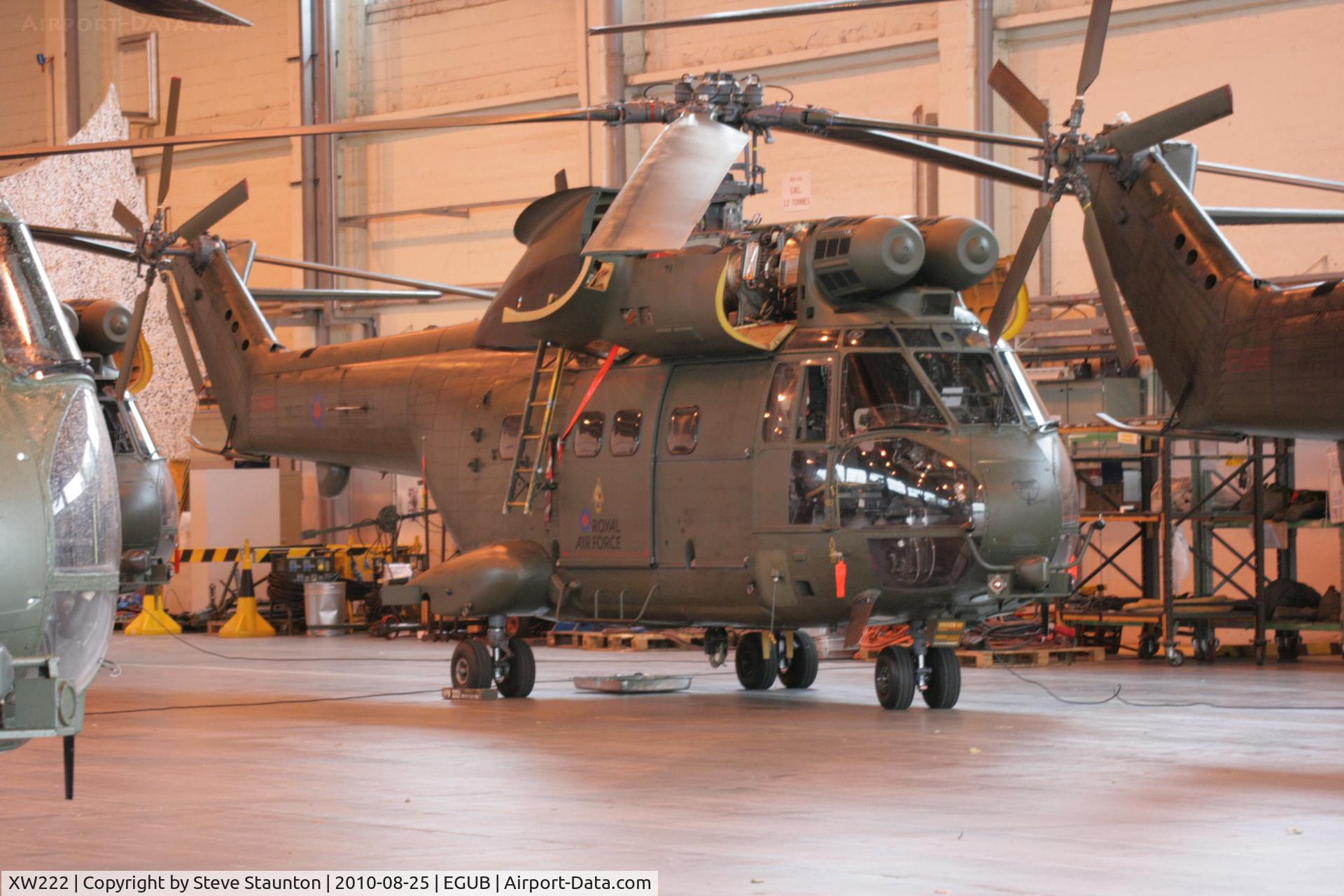 XW222, 1972 Westland Puma HC.1 C/N 1157, Taken at RAF Benson Families Day (in the pouring rain) August 2010.