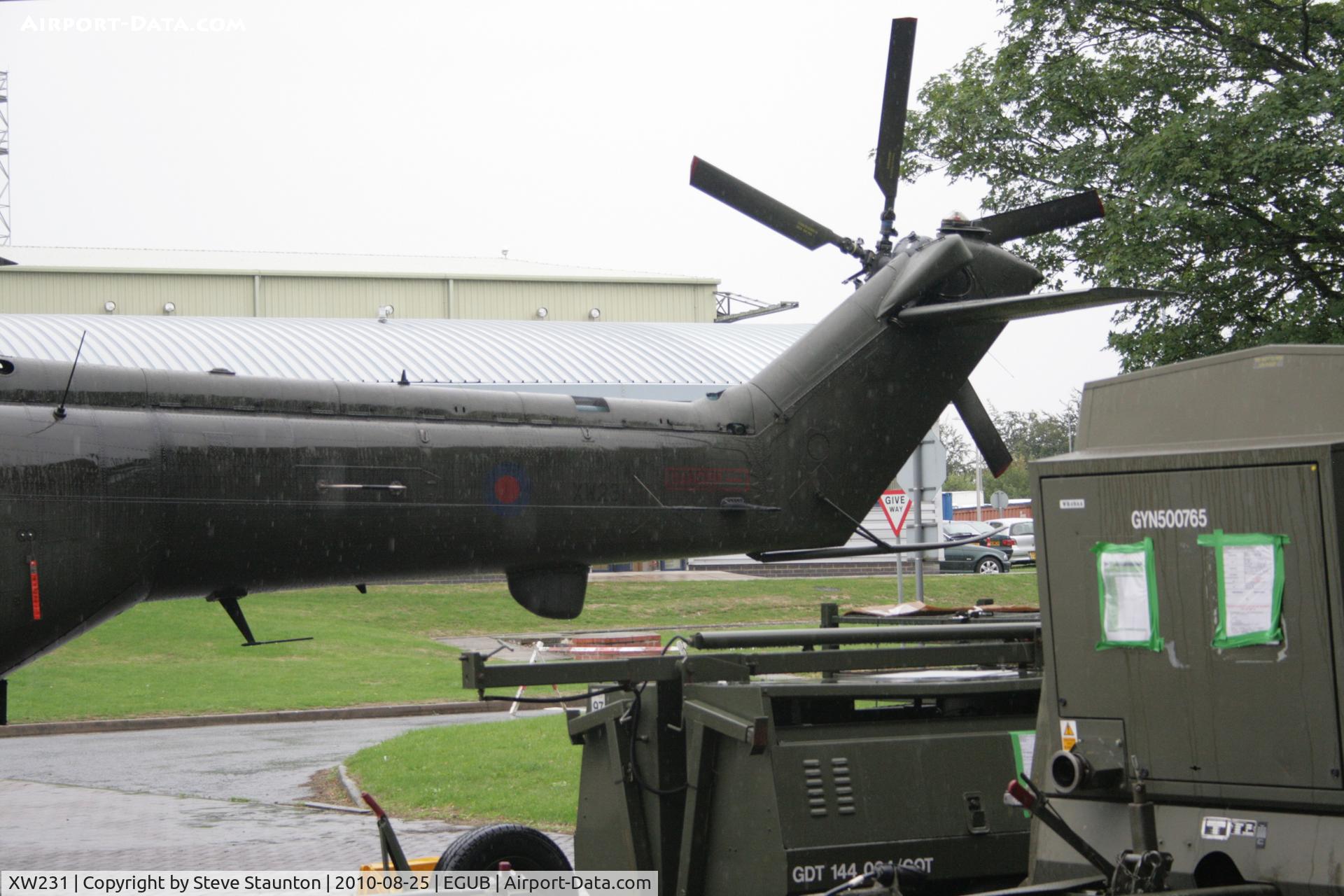 XW231, 1972 Westland Puma HC.1 C/N 1195, Taken at RAF Benson Families Day (in the pouring rain) August 2010.