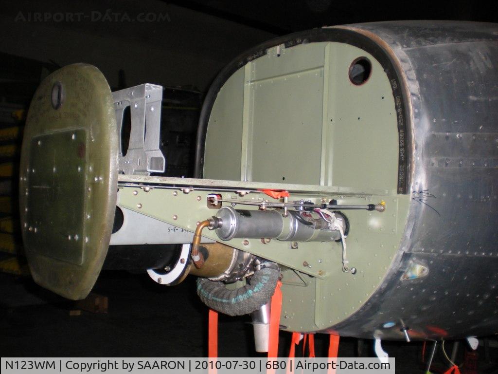 N123WM, 1967 Beech 56TC C/N TG-15, setup for new Garmin Radar