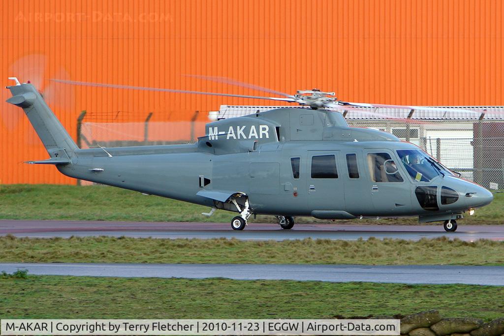 M-AKAR, 2000 Sikorsky S-76C Spirit C/N 760506, 2000 Sikorsky S-76C Spirit, c/n: 760506 ex VP-BNI at Luton