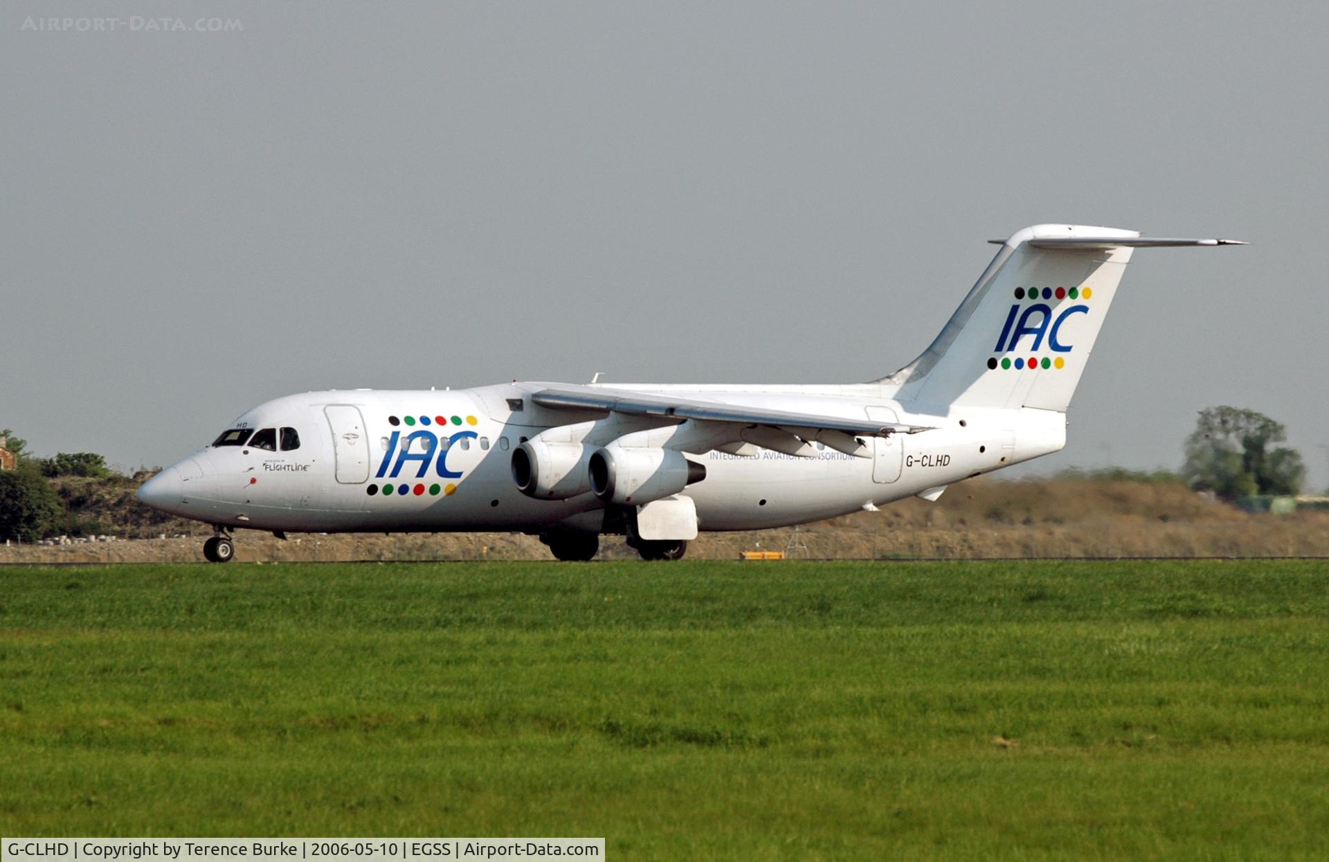 G-CLHD, 1984 British Aerospace BAe.146-200 C/N E2023, Stanstaed. May 2006