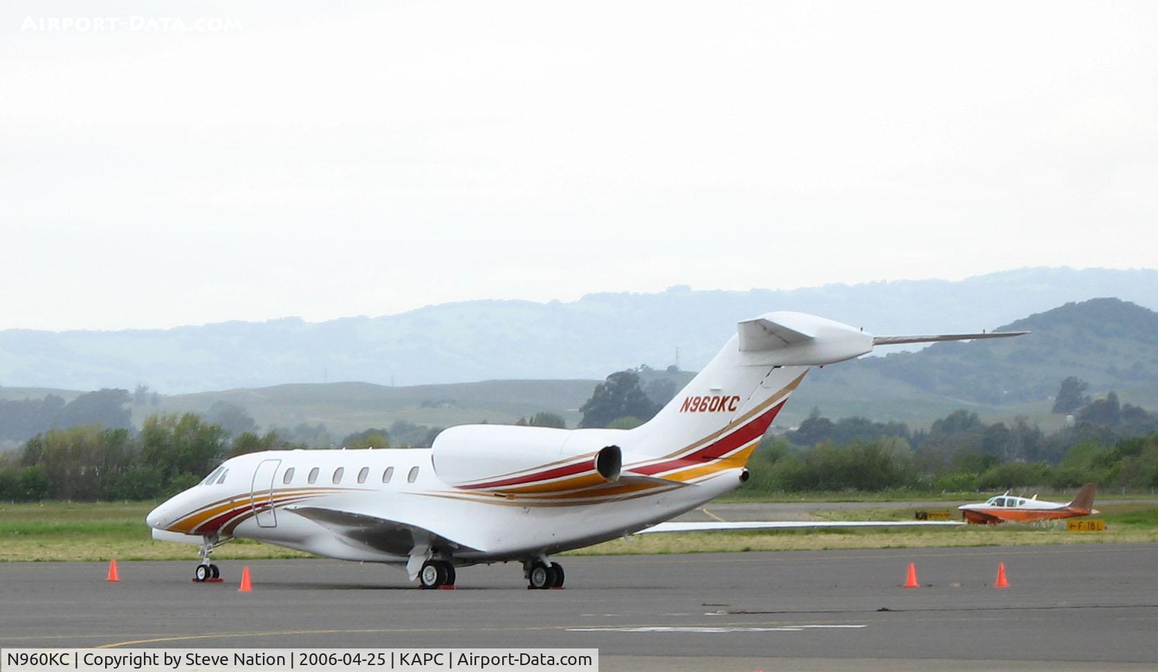 N960KC, 1996 Cessna 750 Citation X Citation X C/N 750-0011, 1996 Cessna 750 @ Napa County, CA