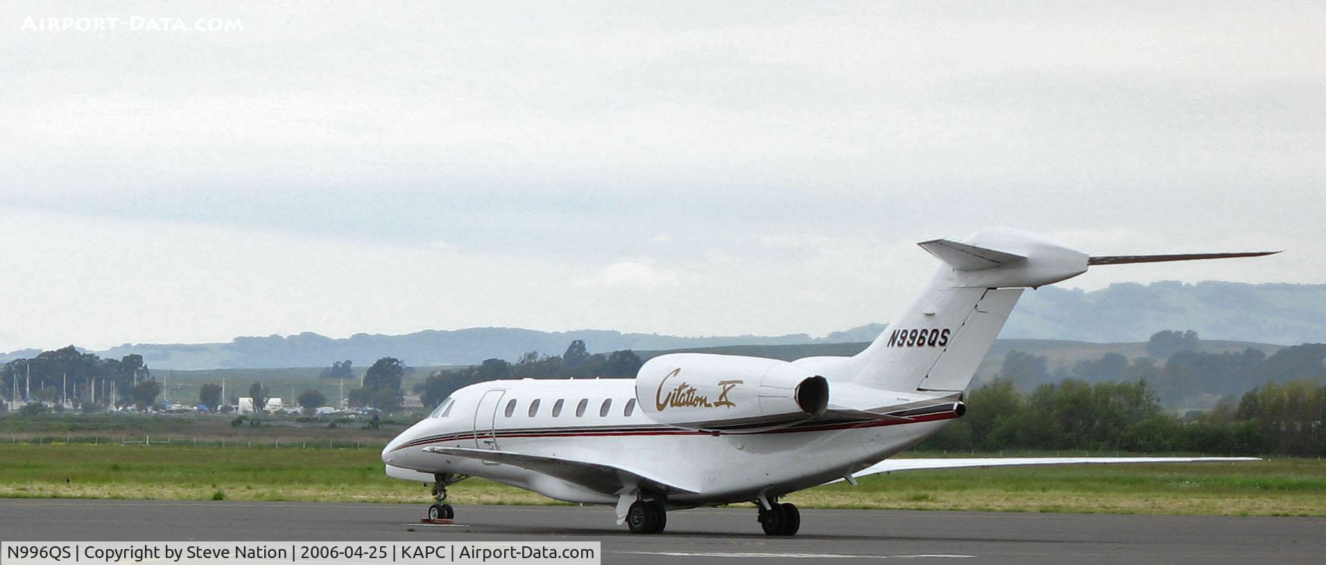 N996QS, 2002 Cessna 750 Citation X C/N 750-0196, NetJets 2002 Cessna 750 @ Napa County, CA