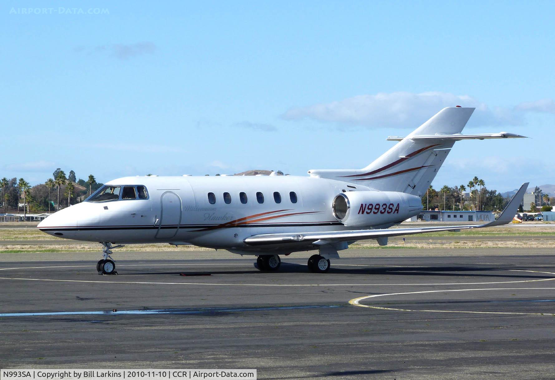 N993SA, 1998 Raytheon Hawker 800XP C/N 258377, Visitor