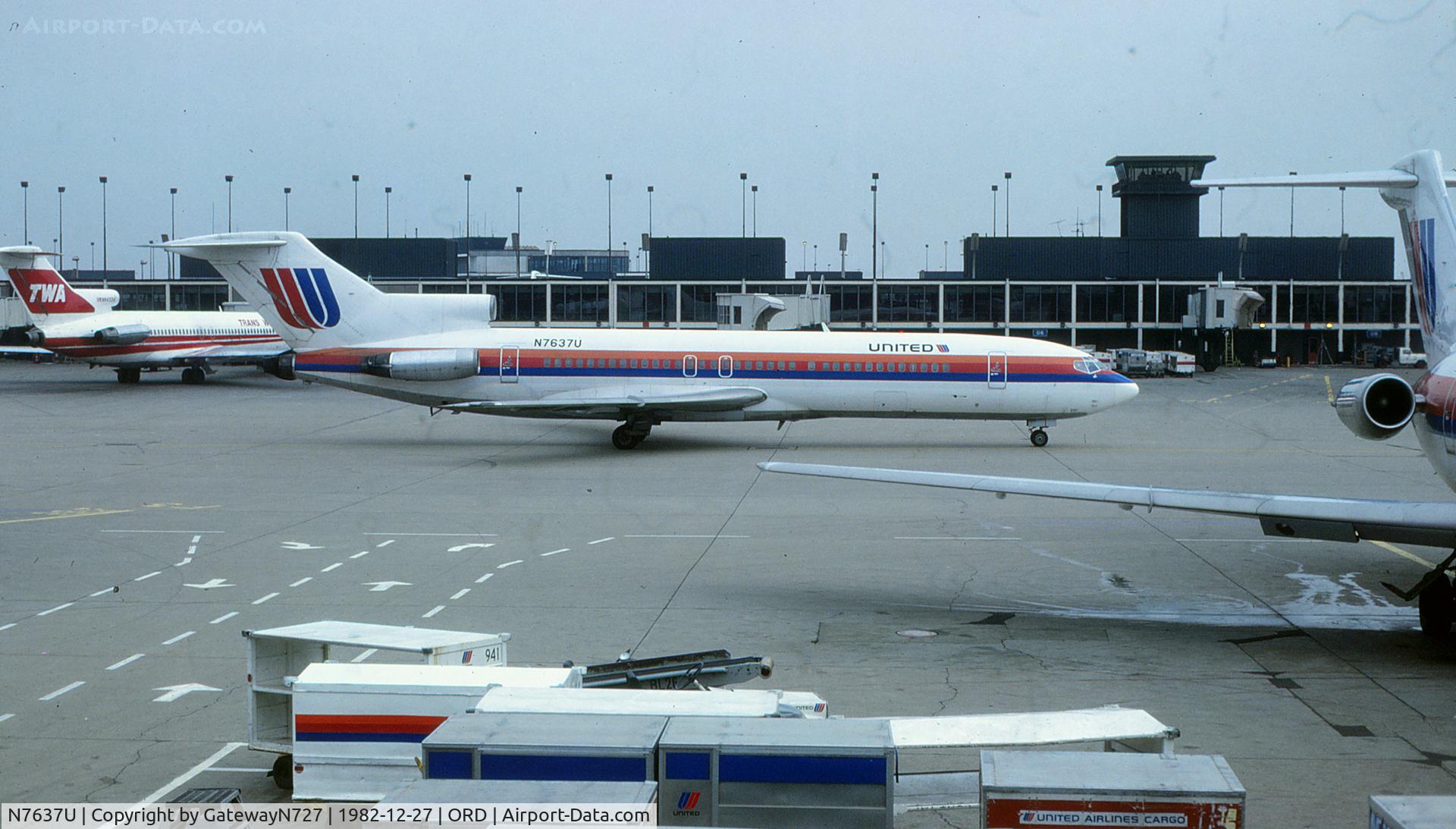 N7637U, 1968 Boeing 727-222 C/N 19910, *