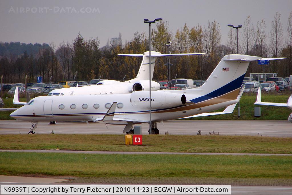 N9939T, 2008 Gulfstream Aerospace GIV-X (G450) C/N 4134, 2008 Gulfstream Aerospace GIV-X (G450), c/n: 4134 at Luton