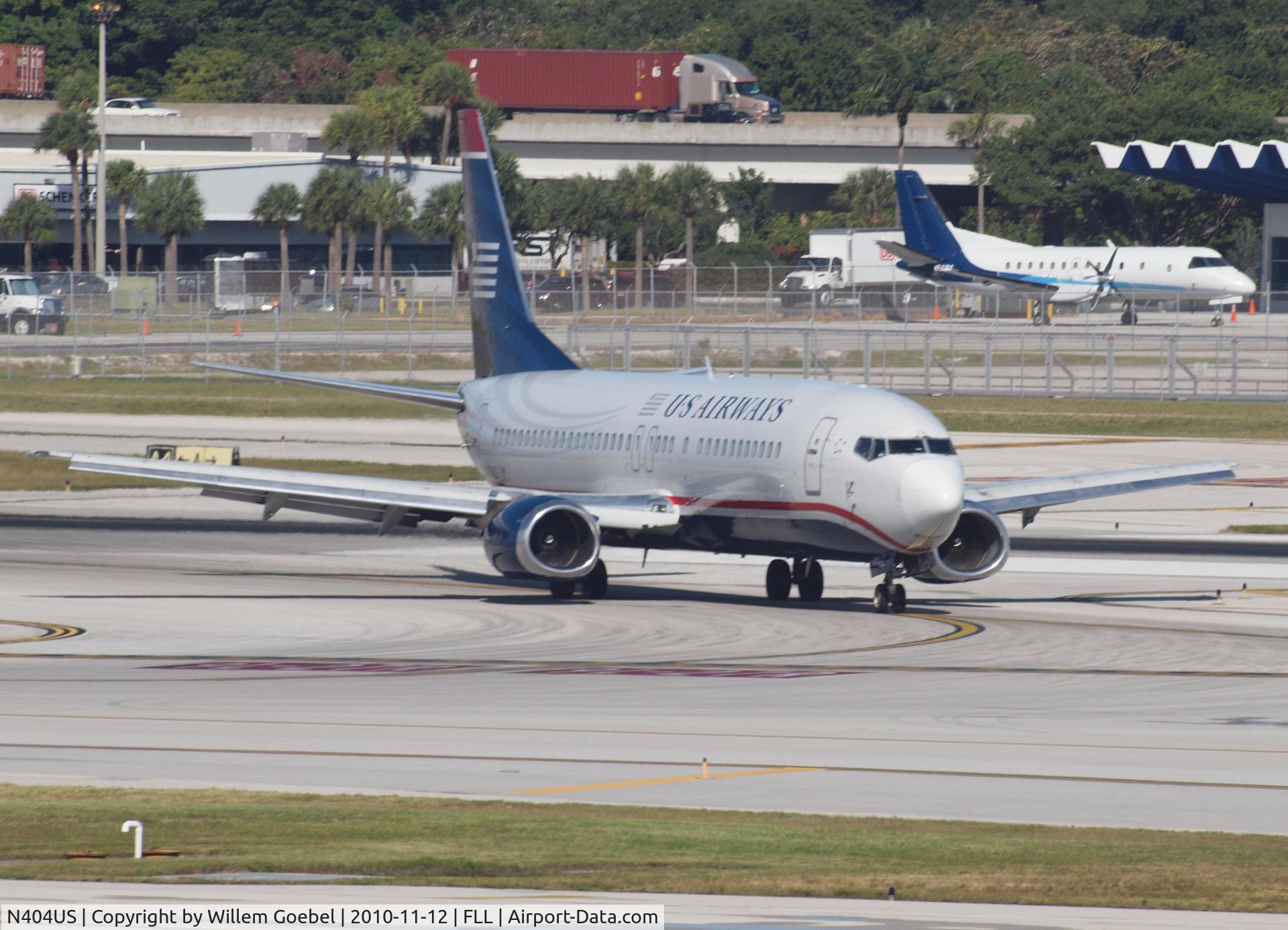N404US, 1989 Boeing 737-401 C/N 23886, Arrival on Frt. Lauderdale Airport(FLL)