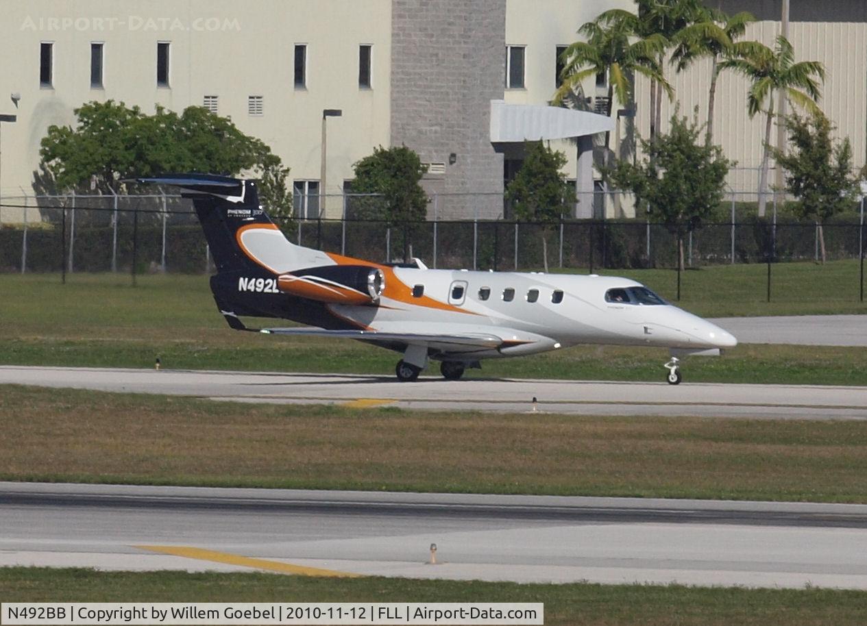 N492BB, 2010 Embraer EMB-505 Phenom 300 C/N 50500018, Arrival on Frt. Lauderdale Airport(FLL)