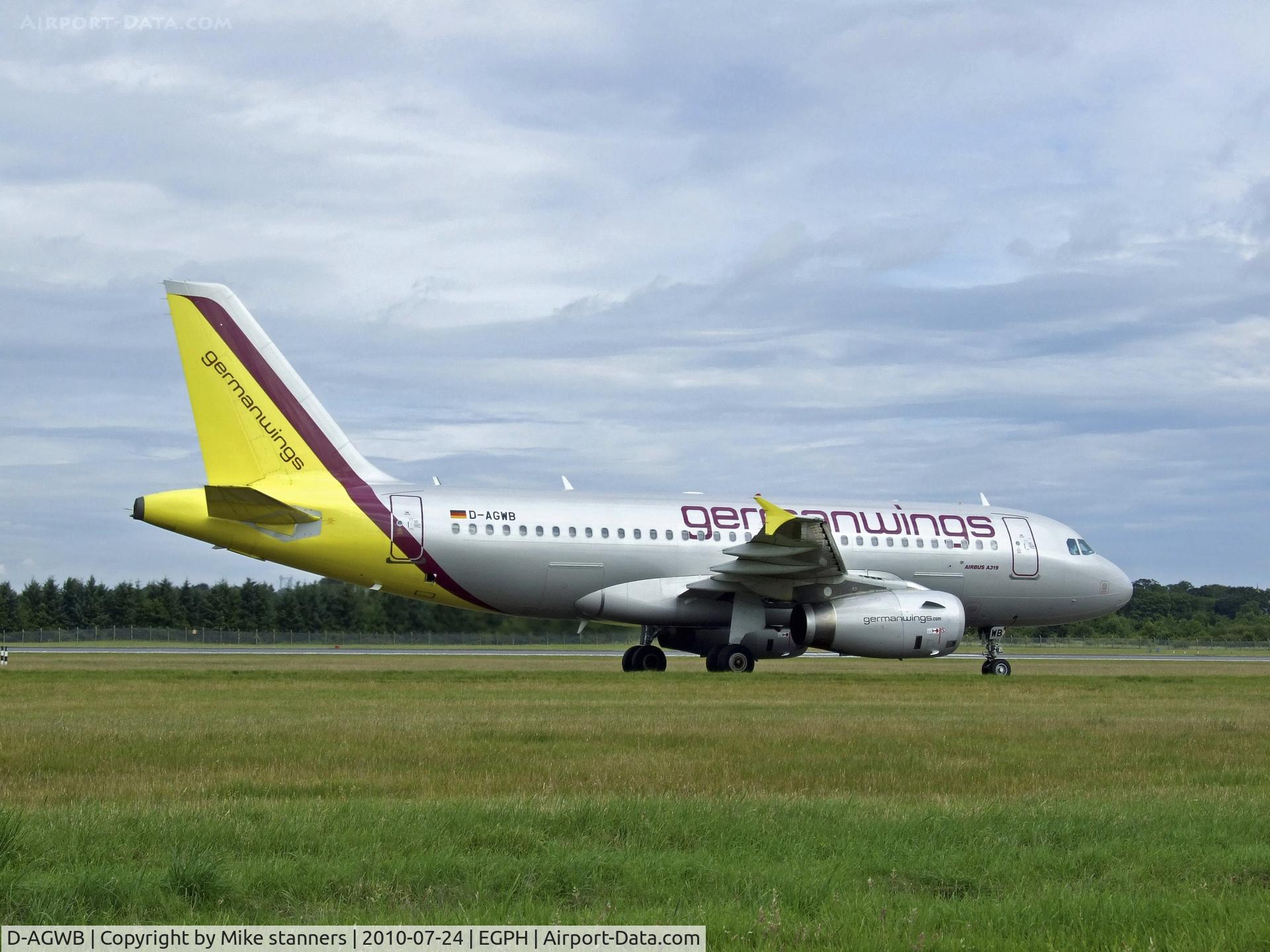 D-AGWB, 2006 Airbus A319-111 C/N 2833, Germanwings A319-132 Arrives At EDI From CGN