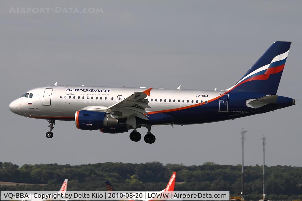 VQ-BBA, 2009 Airbus A319-112 C/N 3794, AFL [SU] Aeroflot