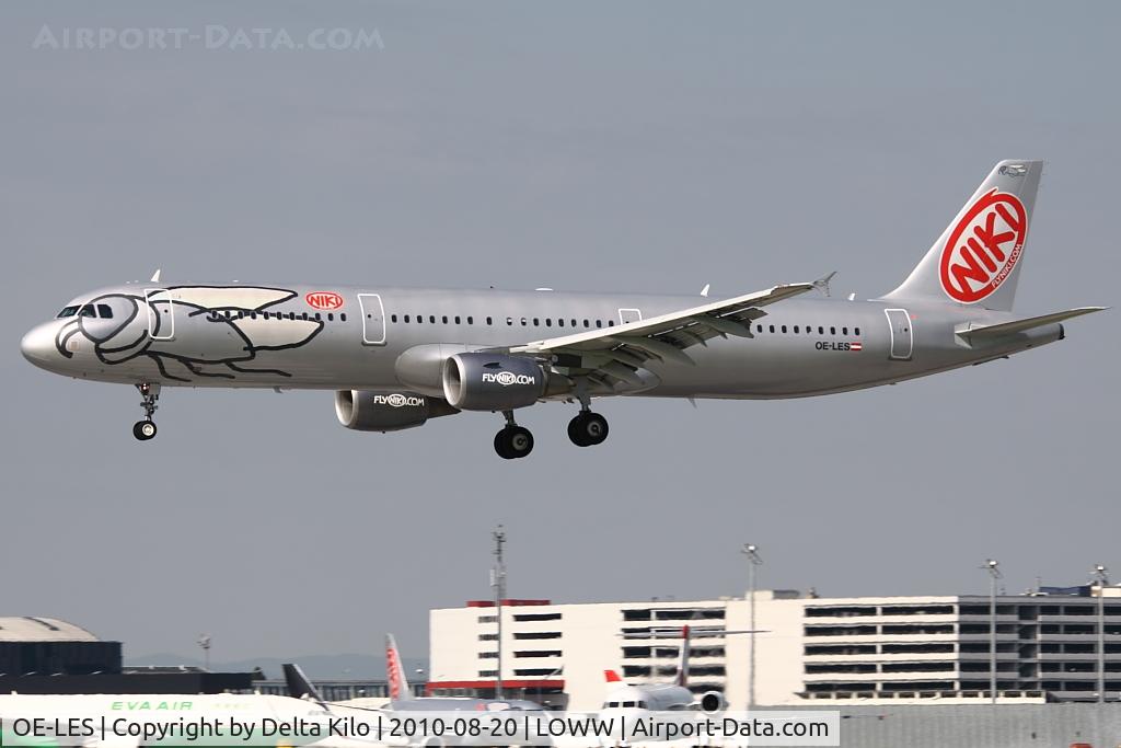 OE-LES, 2008 Airbus A321-211 C/N 3504, NLY [HG] Niki
