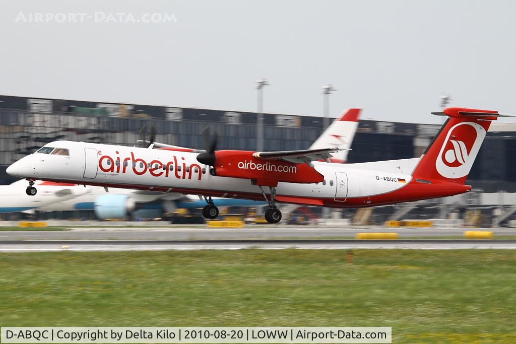 D-ABQC, 2008 De Havilland Canada DHC-8-402Q Dash 8 C/N 4231, Air Berlin (LGW) De Havilland Canada DHC-8-402Q