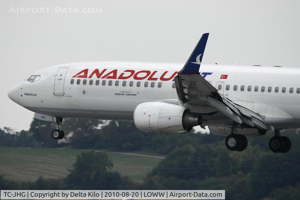 TC-JHG, 2008 Boeing 737-8GJ C/N 34958, THY [TK] THY Turkish Airlines / Anadolujet named 'Pamukkale'