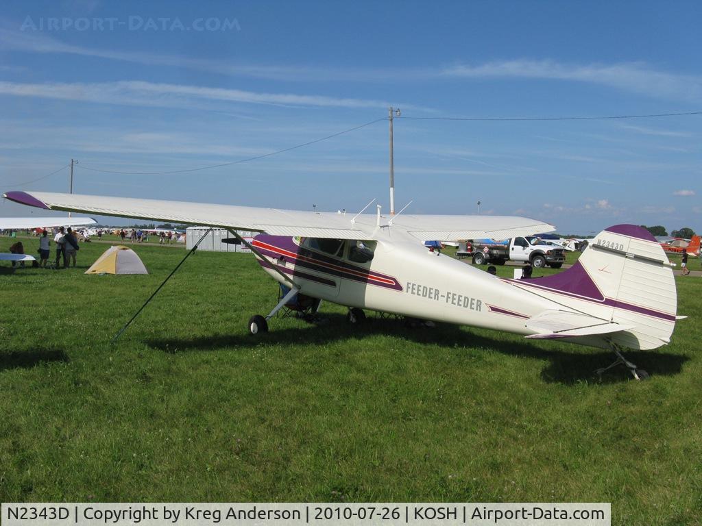 N2343D, 1952 Cessna 170B C/N 20495, EAA AirVenture 2010