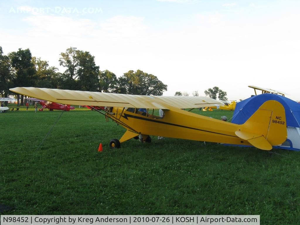 N98452, 1946 Piper J-3 Cub C/N 18643, EAA AirVenture 2010