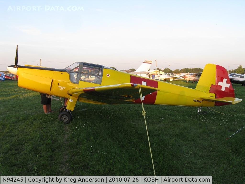 N94245, 1949 Bucker Bu-181 Bestmann C/N 25145, EAA AirVenture 2010