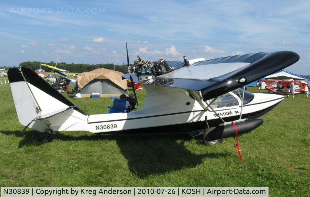 N30839, 2002 Arnet Pereyra Aventura II C/N SLAGLE 1, EAA AirVenture 2010
