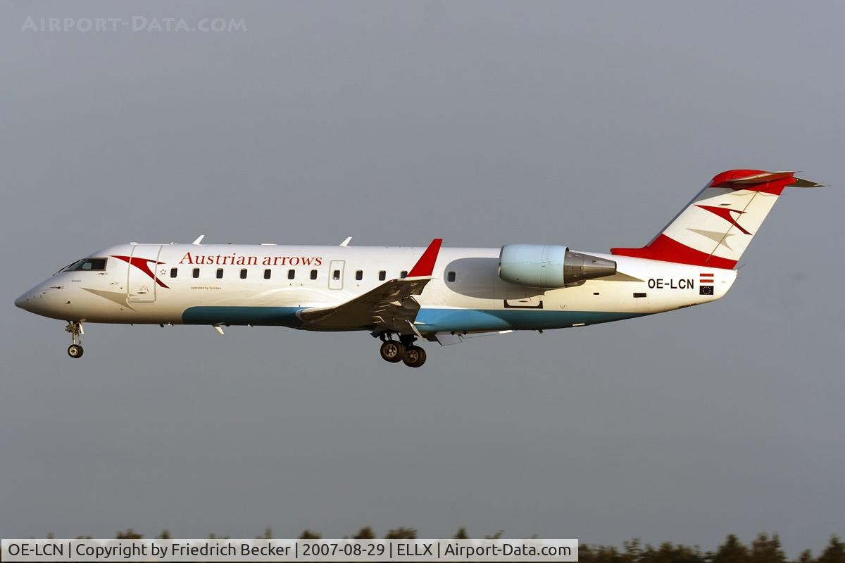 OE-LCN, 2000 Canadair CRJ-200LR (CL-600-2B19) C/N 7365, on final RW06